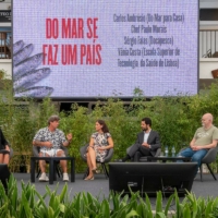 Fátima Lopes (Apresentadora), Sérgio Faias (Docapesca), Vânia Costa (Escola Superior de Tecnologia da Saúde de Lisboa), Carlos Ambrósio (Do Mar para Casa) e Paulo Morais ( Chef)