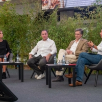 Fátima Lopes (Apresentadora), Vítor Sobral (Chef), Duarte Calvão (Jornalista) e Nuno Piteira Lopes (Câmara Municipal de Cascais)